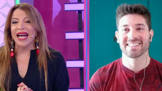 Lizy y Leo se reencontraron en vivo