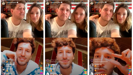 El divertido vivo de Luisana Lopilato y Buble en el que se sumó Yatra