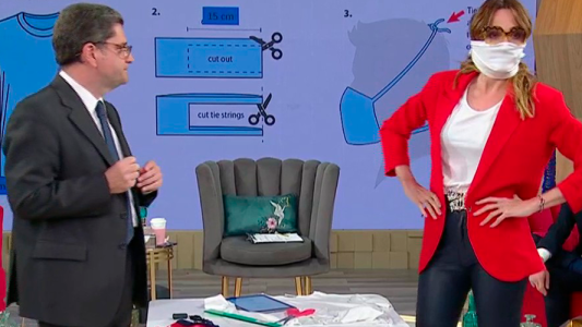 El Dr Tartaglione te enseña a hacer un barbijo casero