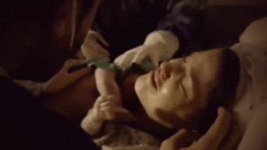 El emocionante video del parto que publicó Mery Del Cerro