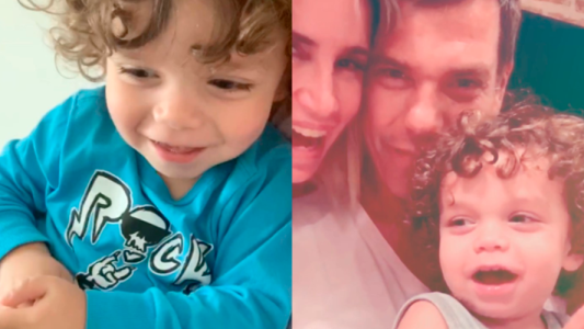 Flor Peña mostró el talento de su hijo Felipe