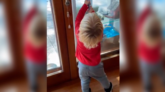 El tierno video de Mirko trabajando de limpiavidrios