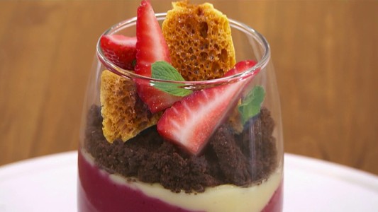 ¿En qué consiste el postre HoneyComb?