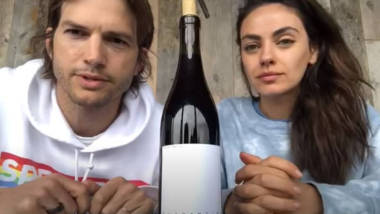Ashton Kutcher y Mila Kunis lanzaron un vino solidario