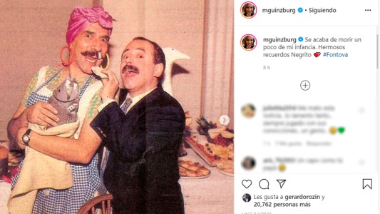 Los famosos despidieron en redes al Negro Fontova