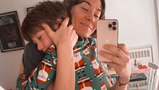 La tierna dedicatoria de Jimena Barón a Momo