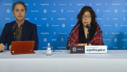 Nuevo parte del Ministerio de Salud