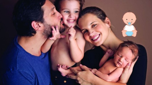 German Paoloski y Sabrina Garciarena presentaron a Mía