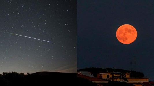 Ideal para ver desde el balcón: superluna y lluvia de meteoritos