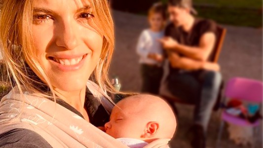 La tierna foto en familia de Mery Del Cerro