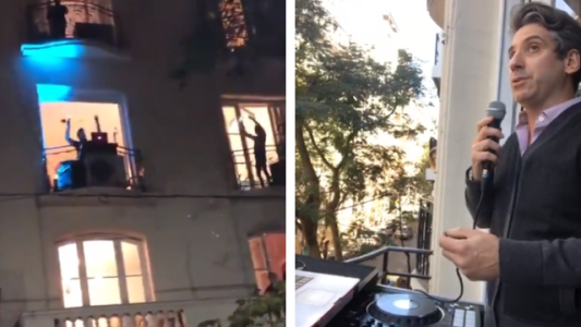 Un DJ casi va preso por pasar música desde su balcón y sus vecinos lo defendieron