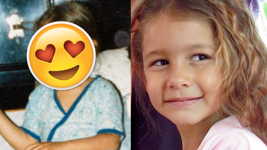 El increíble parecido de Pampita de chica con su hija Blanca