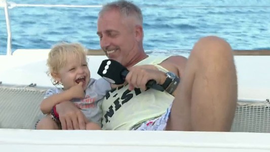 De viaje a Formentera ¡con Mirko como capitán del bote!