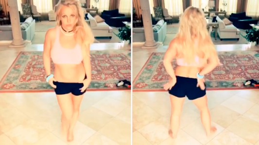 El baile sexy de Britney Spears en cuarentena