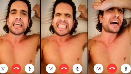 El caliente video de Diego Ramos que hizo arder las redes sociales