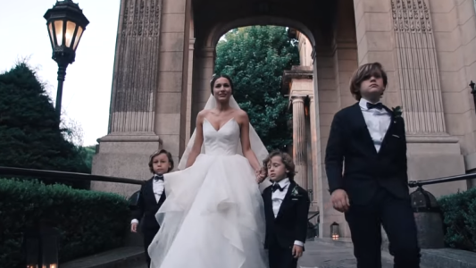 El inédito video del casamiento de Pampita