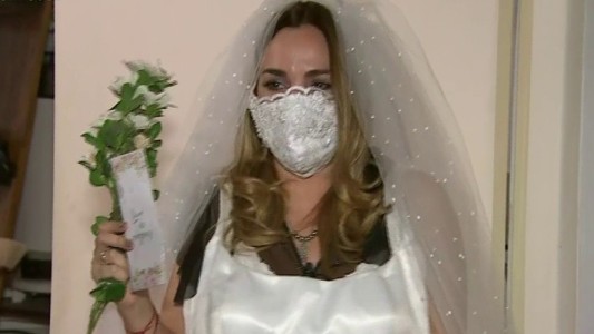 ¡Belén Francese mostró su vestido de novia por primera vez!