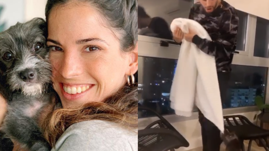 El tierno video de Cande, Ruggero y Almendra