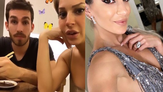 El novio de Noelia Marzol mostró a la actriz de entrecasa: "Expectativa versus realidad"