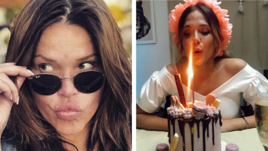 “Estoy re chiflada”: Nazarena Vélez simuló estar embarazada por el cumple de Barbi