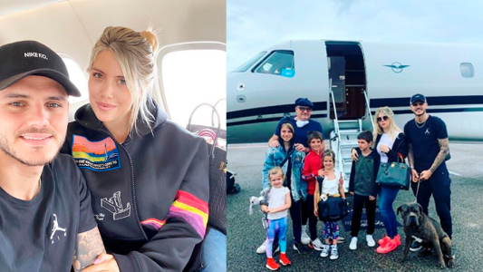 Wanda Nara mostró la pileta de su nueva casa