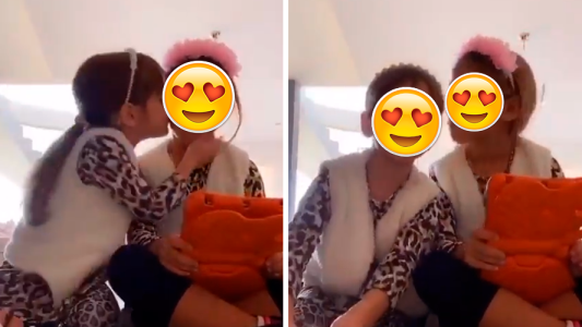 El Tik Tok de las hijas de Barby Silenzi y el Polaco que causó furor