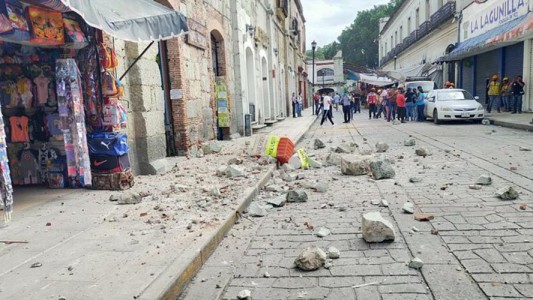 Fuerte terremoto en México