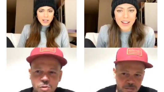 La confesión de René en el live junto a Tini