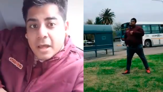 El Tik Tok de un colectivero que se volvió viral