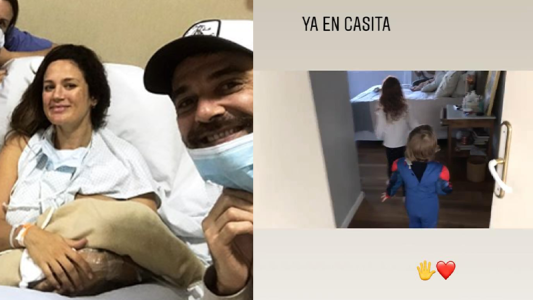 Paula Chaves y Filipa de regreso a su casa