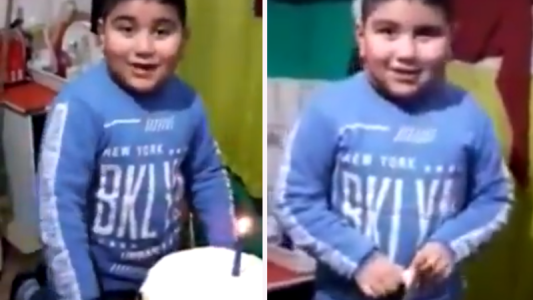 El video viral del nene más feliz del mundo