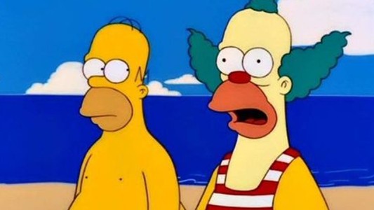 Se reveló uno de los misterios de “Los Simpsons”: ¿Por qué Homero y Krusty son casi idénticos?