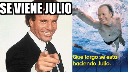 Los memes de Julio Iglesias que son furor en este mes