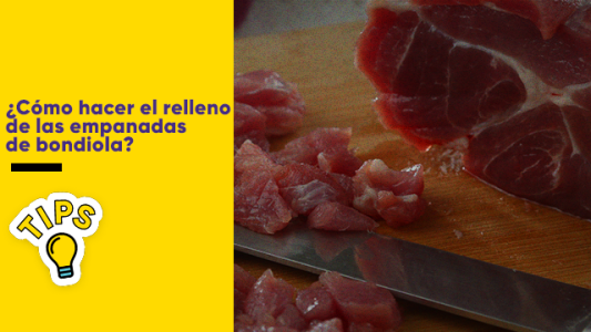 Riquísimo relleno de Bondiola para las empanadas