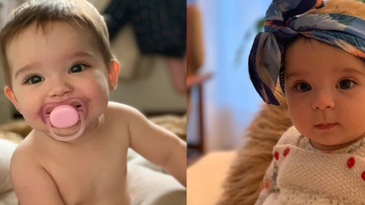 Eugenia Tobal subió las fotos más tiernas de su beba