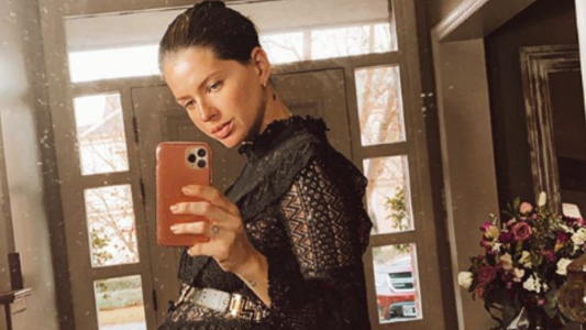 La China Suárez compartió su primera foto familiar con Amancio