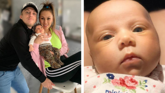 Abril cumplió dos meses y así lo celebraron Barby Silenzi y El Polaco