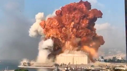 Fuerte explosión en Líbano