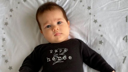 Mía Paoloski cumple tres meses y su papá lo celebra con tiernas fotos