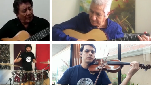 A pura chacarera: el show de Los Carabajal en La Peña