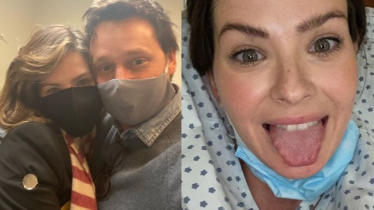 La "China" Suárez lució su panza antes de dar a luz a Amancio