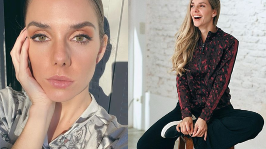 Julieta Nair Calvo, al cruce con una seguidora