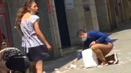 ¡Llovieron euros en una ciudad de España!