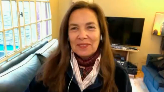 Sandra Mihanovich participó del diván