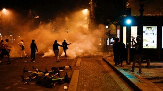 Champions League: incidentes en Paris tras la derrota del PSG