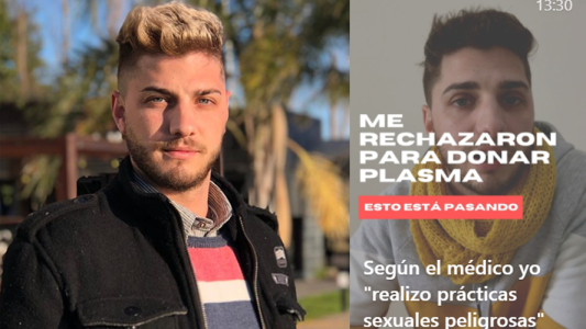 Quiso donar plasma para los infectados de coronavirus pero no lo dejaron hacerlo por su orientación sexual