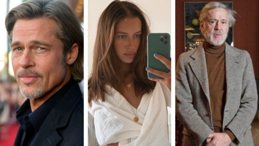 Relación abierta: la novia de Brad Pitt está casada con otro hombre