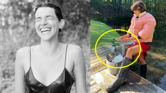 Calu Rivero mostró su nueva normalidad, viviendo en un santuario de animales y bañándose en un río