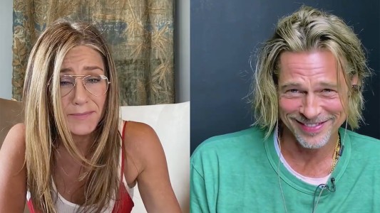 El vivo de Jennifer Aniston y Brad Pitt