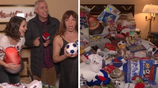 Los regalos que Natalia Oreiro recibe de sus fans rusos